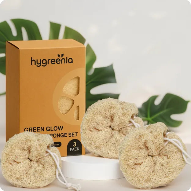 3-Pack Natural Loofah Sponges