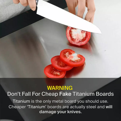 Premium Titanium 2 in 1 Cutting Board™