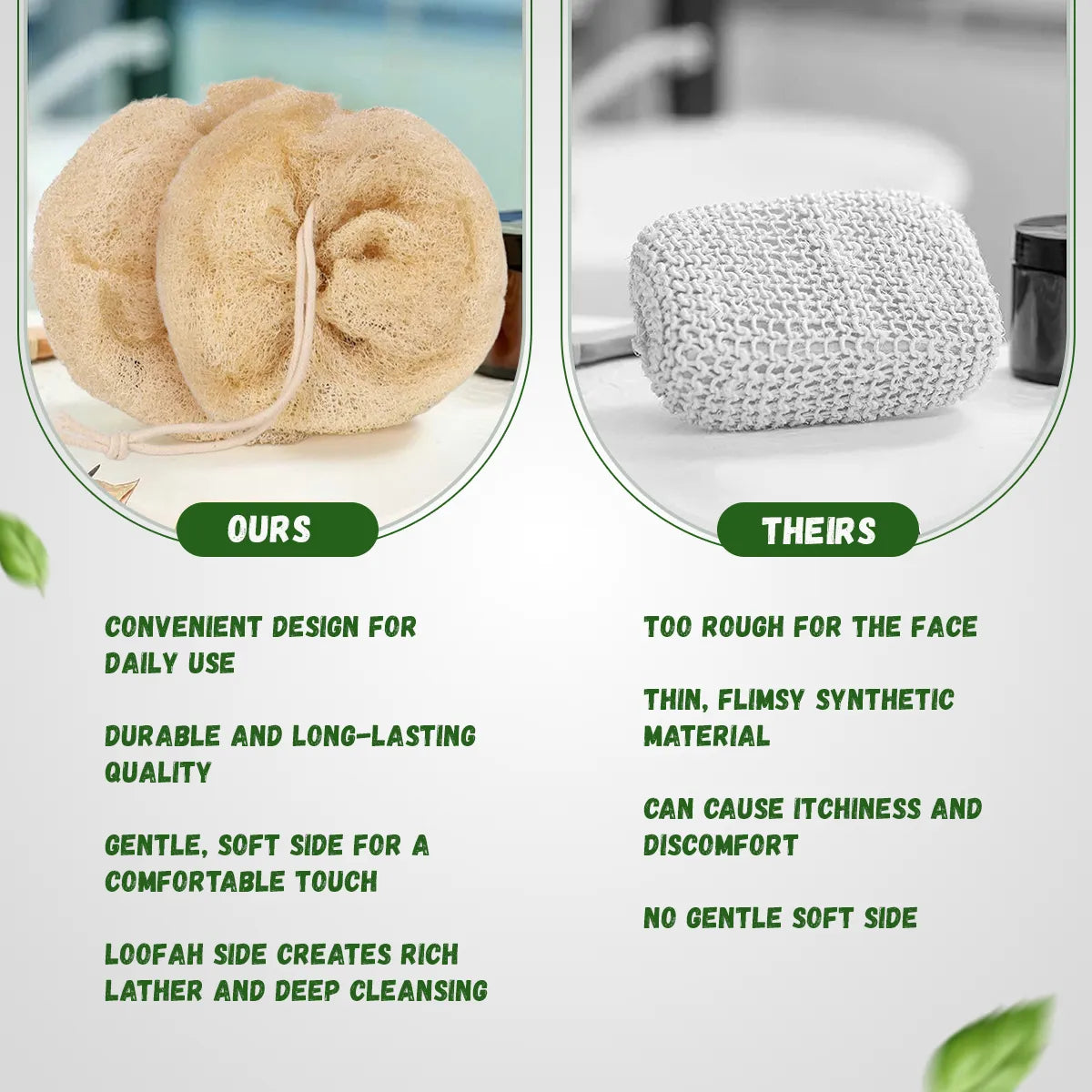 Natural Loofah Exfoliating Body