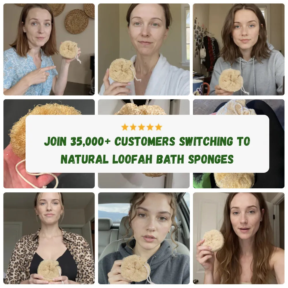 Natural Loofah Exfoliating Body