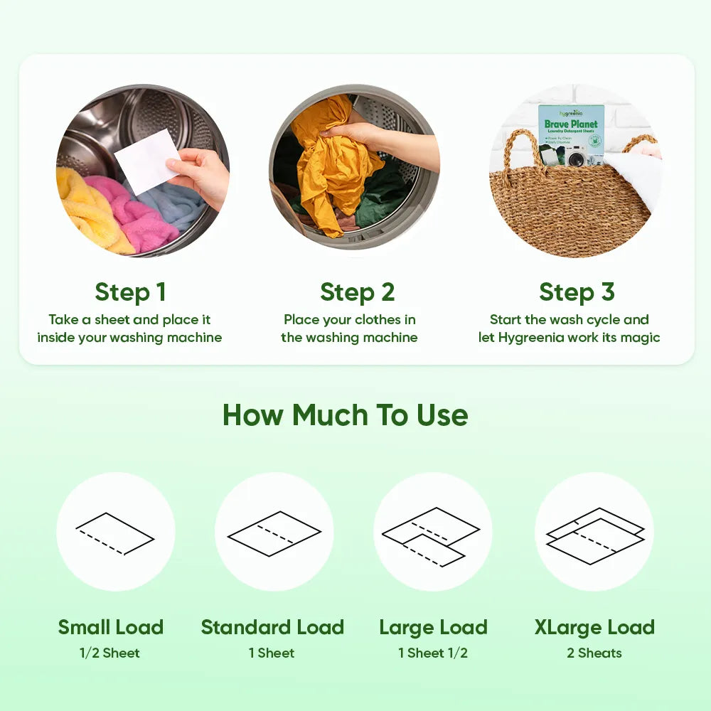 Laundry Detergent Sheets (Up to 80 loads)