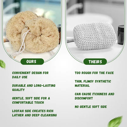 Natural Loofah Exfoliating Body