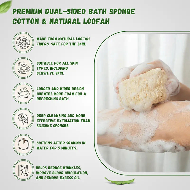 Natural Loofah Exfoliating Body