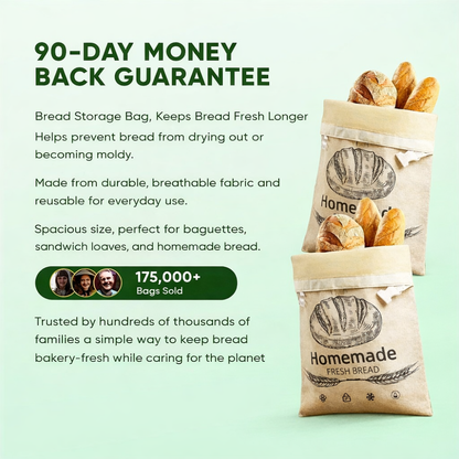 Premium Eco-Friendly Beeswax Bread Bags