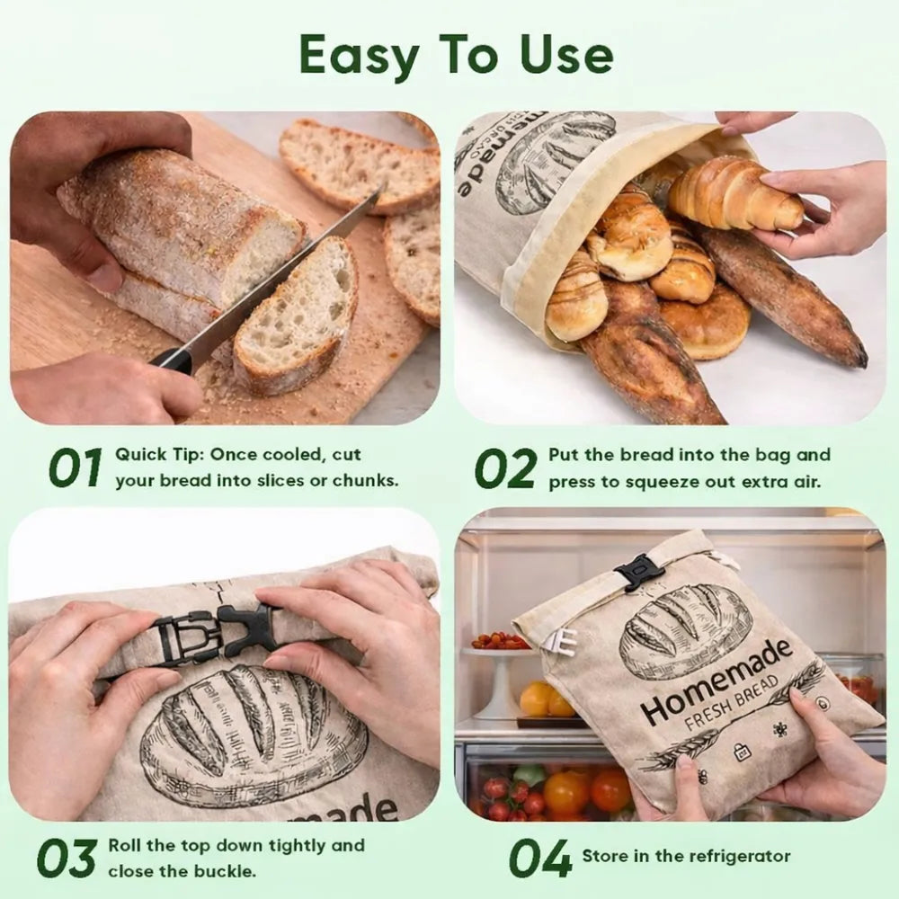 Premium Eco-Friendly Beeswax Bread Bags