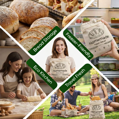 Premium Eco-Friendly Beeswax Bread Bags