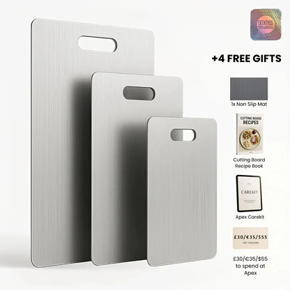 Premium Titanium 2 in 1 Cutting Board™