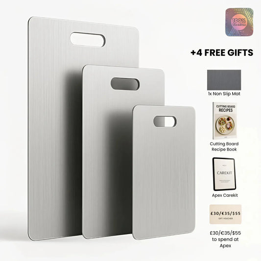 Premium Titanium 2 in 1 Cutting Board™