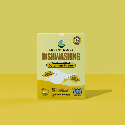 Dishwasher Detergent Sheets (Up to 100 Washes) Fresh Lemon