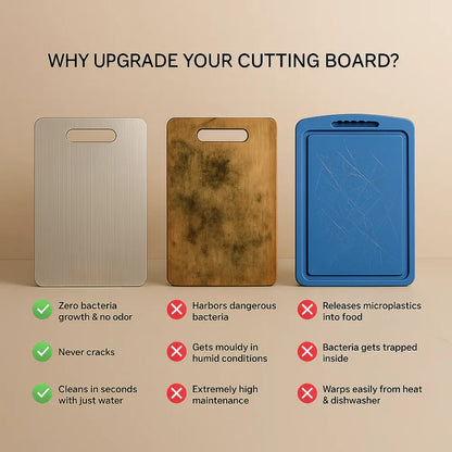 Premium Titanium 2 in 1 Cutting Board™